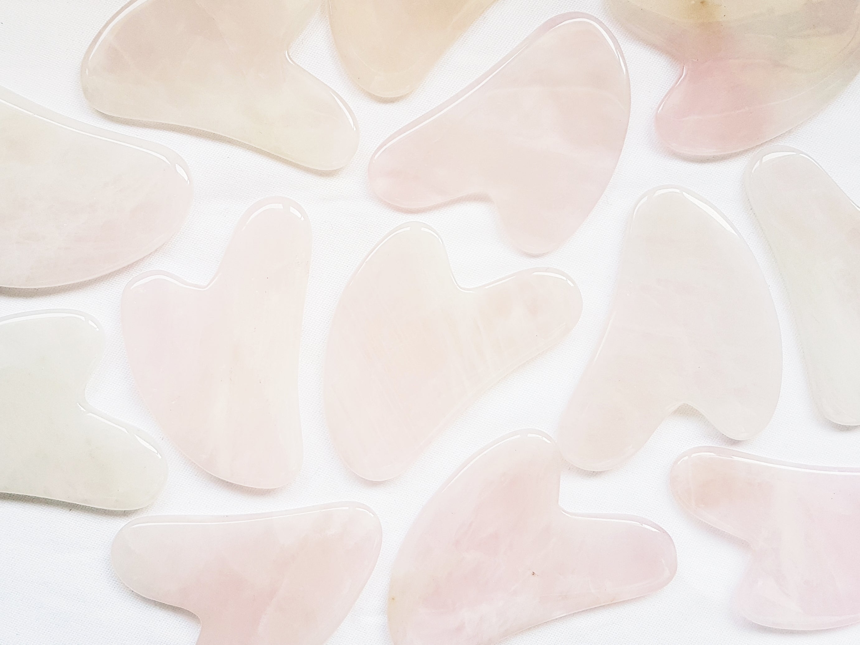 Rose Quartz Gua Sha Face & Body Massage Tool